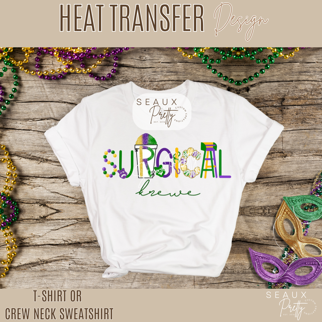 Surgical Krewe Mardi Gras Tee