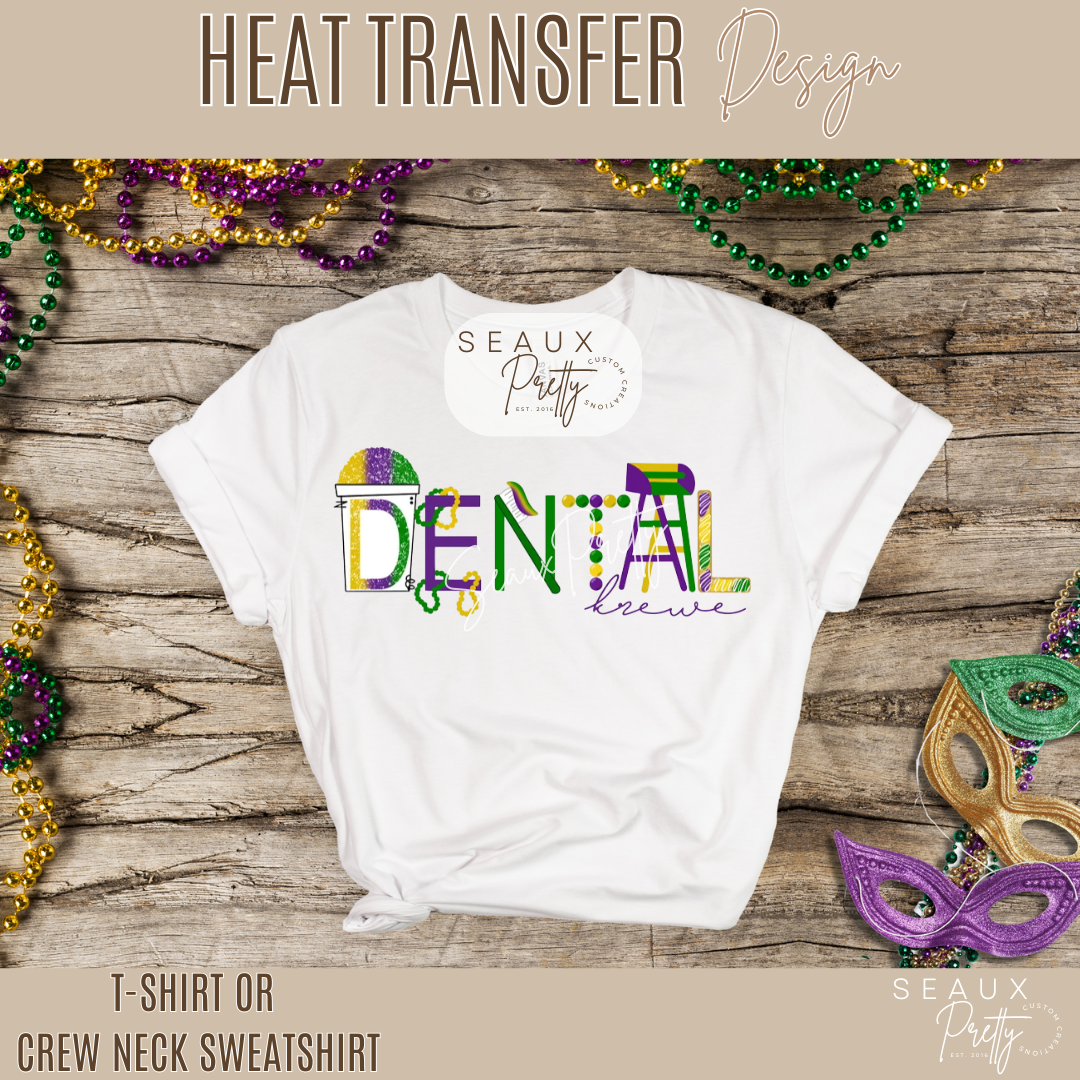 Dental Krewe Mardi Gras Tee