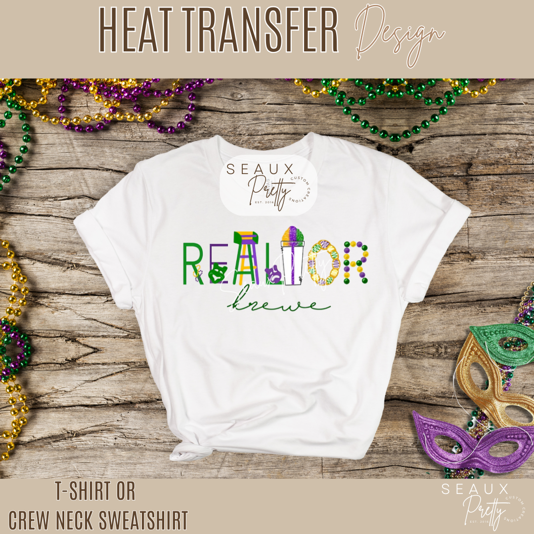 Realtor Krewe Mardi Gras Tee
