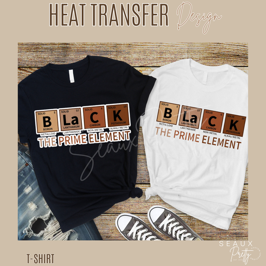 Black the Prime Element Tee