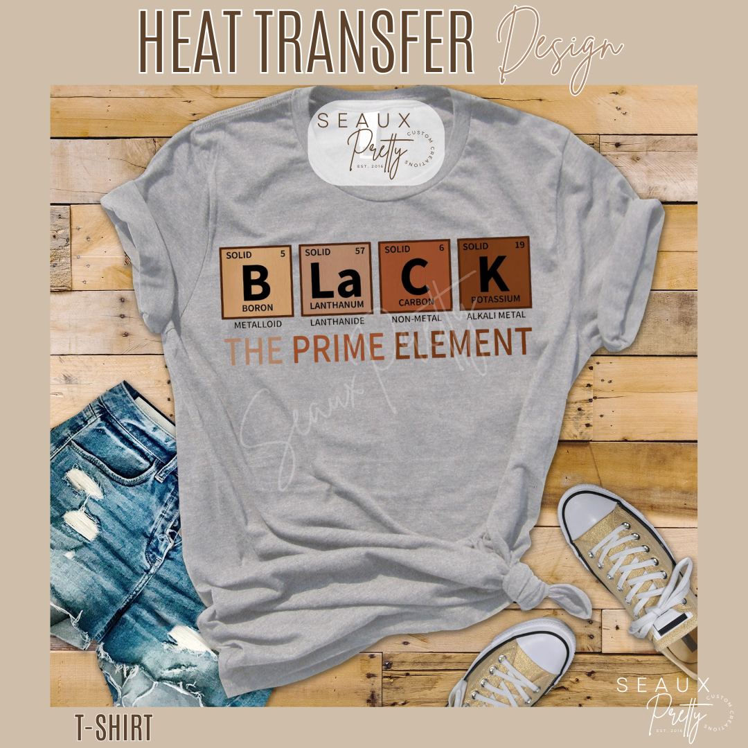 Black the Prime Element Tee