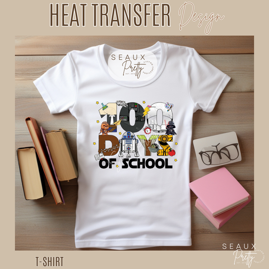 SWars 100 Days of School Tee