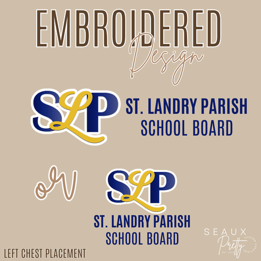 St. Landry Parish Schools Embroidered Logo