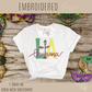 LA Mardi Gras Embroidered Tee