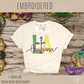 LA Mardi Gras Embroidered Tee