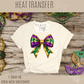Coquette Bow Mardi Gras Glitter Look Tee