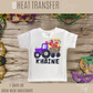 KIDS Mardi Gras Purple Tractor Tee