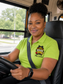 Girly Bus & Bow Embroidered Design w/Name