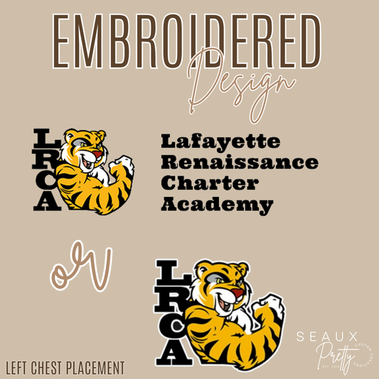 LRCA Tiger Embroidered Logo