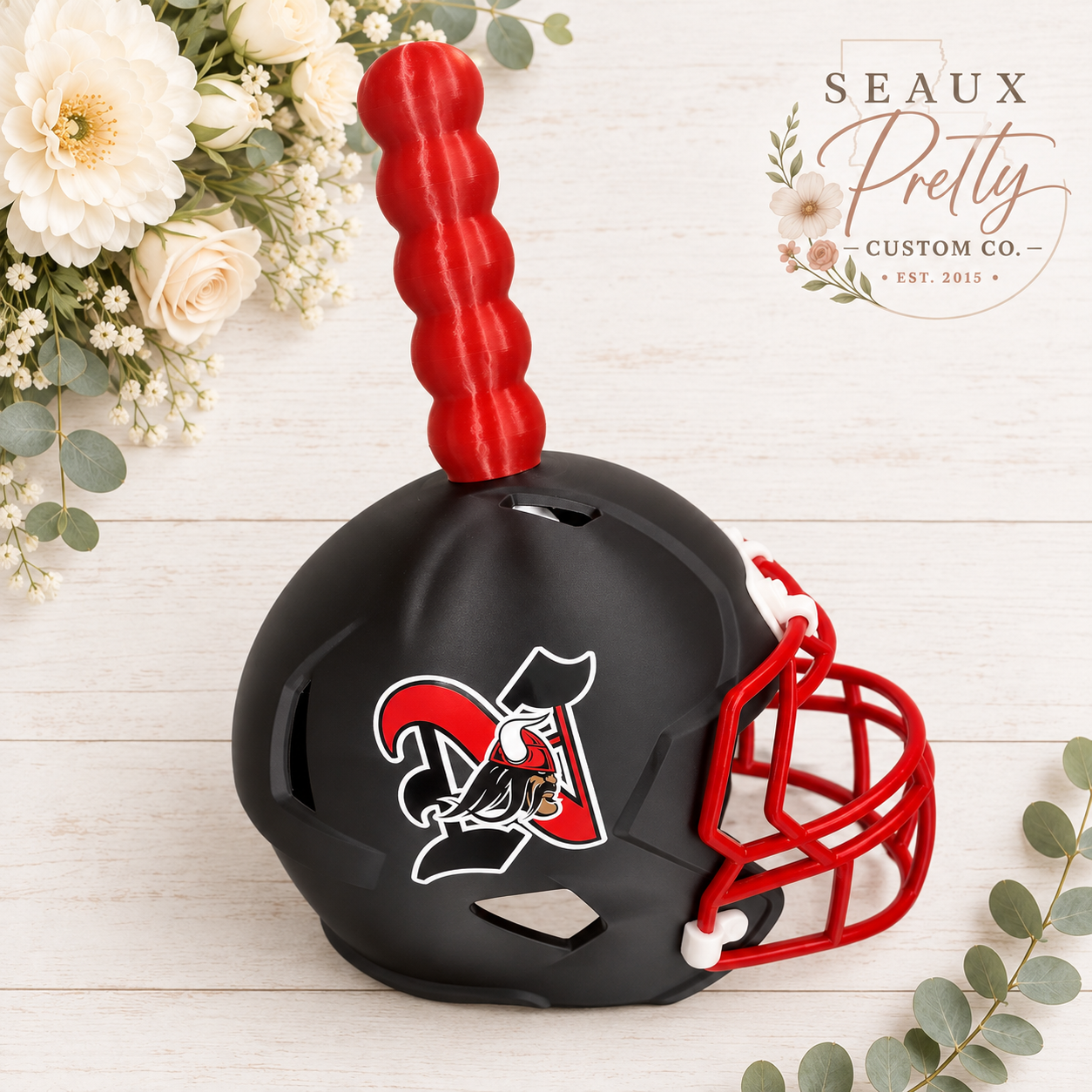 Mini Plastic Football Helmet Cowbell